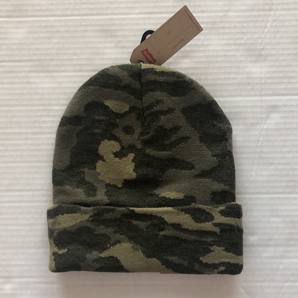 LEVIS CAMOUFLAGE BEANIE / OS 🍁 - Picture 2 of 5